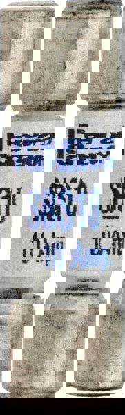 Cylindrical Fast-Acting Fuse: 10 A, 10.3 mm Dia